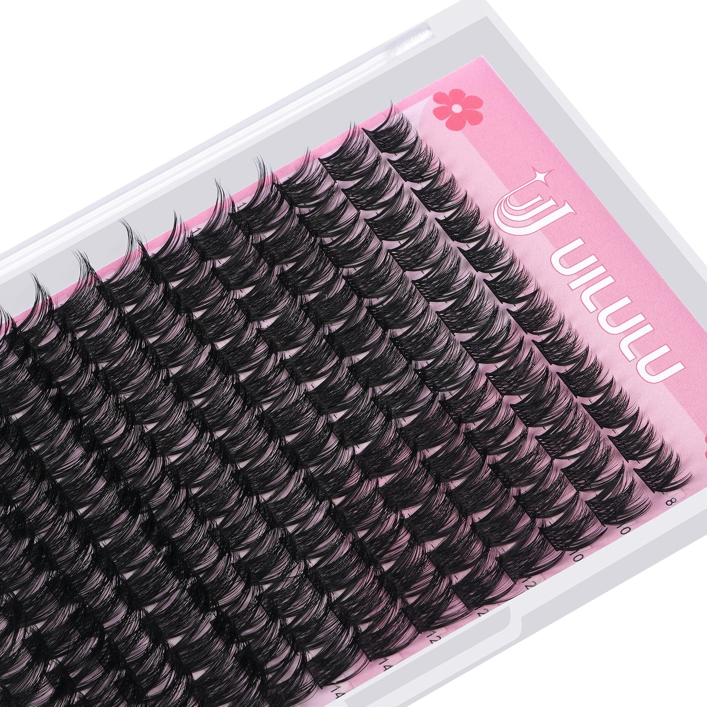 UILULU DIY Lash Extension Kit 168 Count D Curl Clusters Lashes Individual Lash Clusters , Lash Kit with Lash Bond & Seal, Lash Remover, Lash Tweezers, and Lash Brush D Curl-0.07-8-18MM (U04 Lash Kit)