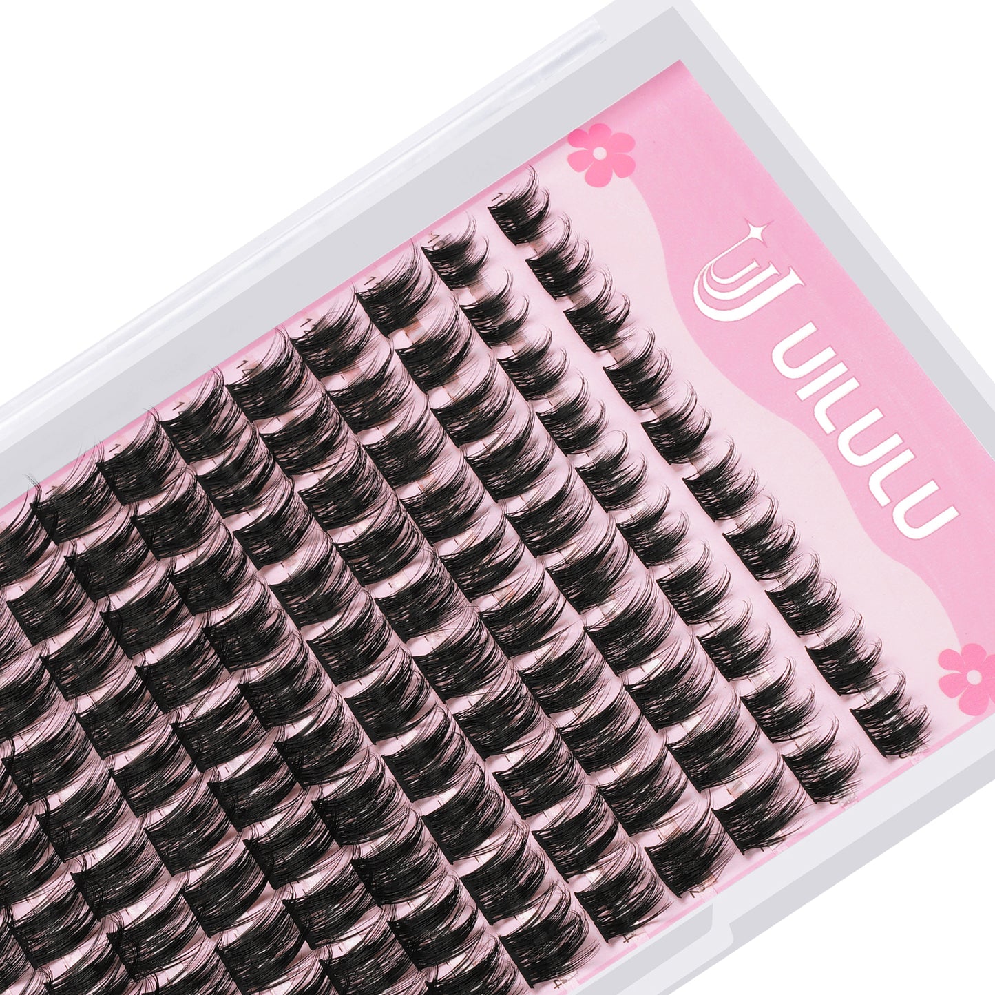 Uilulu Lash Clusters D Curl Fluffy Individual Lashes 0.07D 10-18 MIX 120 Eyelashes Clusters Lashes DIY Lash Extensions at Home False Lashes Wide Band Wispy Eye Lash Clusters(U05 Lash Only, 10-18mix)