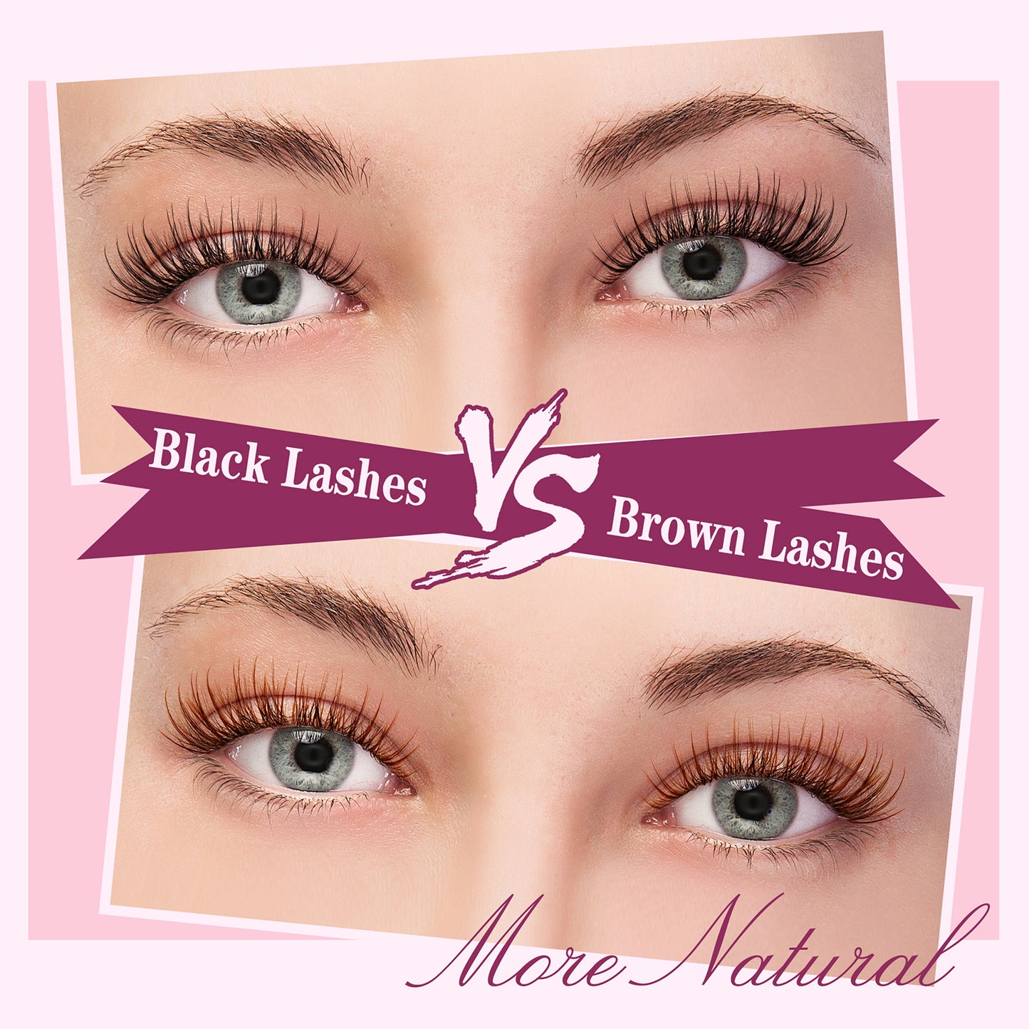 UILULU Brown Lash Clusters Natural Lash Extensions Wispy Eyelash Clusters 160pcs D Curl Left&Right Cluster Eyelashes Extensions Individual Cluster Lashes (U16 Lashes Only)